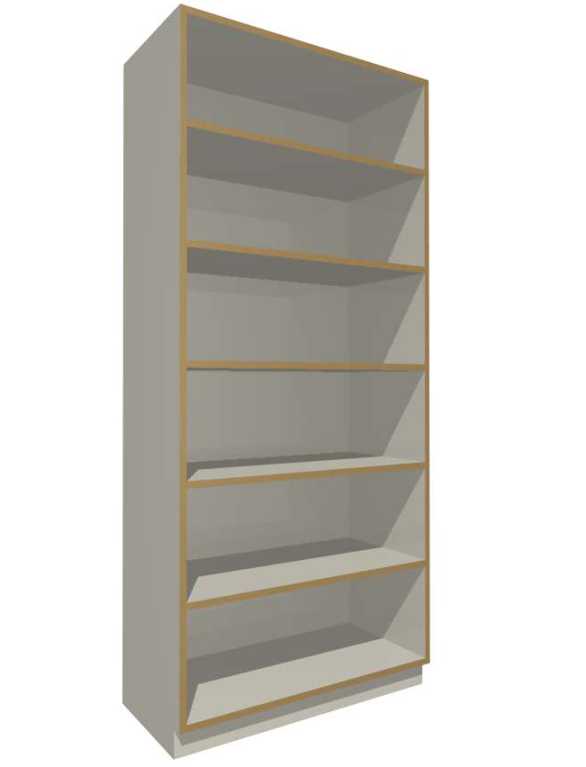 Open cabinet with policama