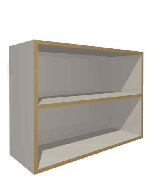 Wand offen Schrank