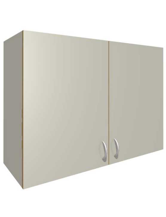 Wall-mounted double-door cabinet