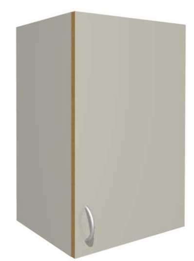 Wall-mounted single-door cabinet