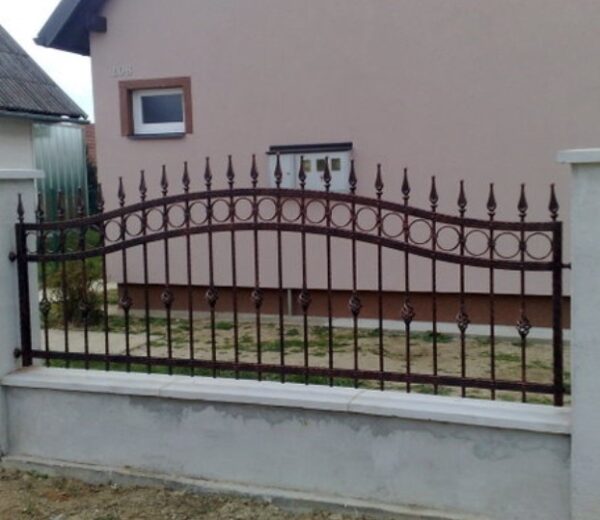 Wrought iron outdoor railing