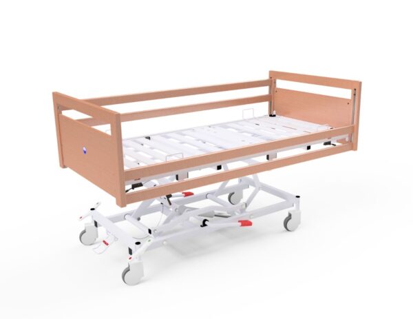 Three-part adjustable bed